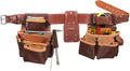 Occidental Leather Seven Bag Framer Set - Large - 23 Pockets & Tool Holders - Premium Top-Grain Leather - Made in USA