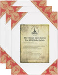 Creative Mark Paris Oil Primed Artists' Ultimate Stretched Linen Canvas - Premium Heavy Duty European Style Linen Canvas 3-Packs for Professional Artists, Oils, Archival Work & More! - 16x20