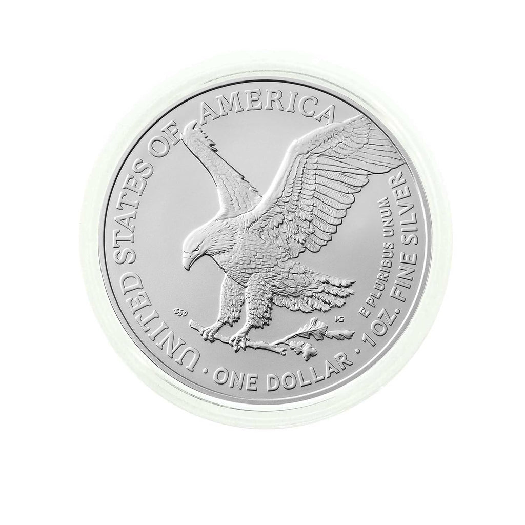 2026 U.S. Silver Eagle 1 oz Brilliant Uncirculated in Plastic Air-Tite Holder with Certificate of Authenticity Dollar Uncirculated US Mint