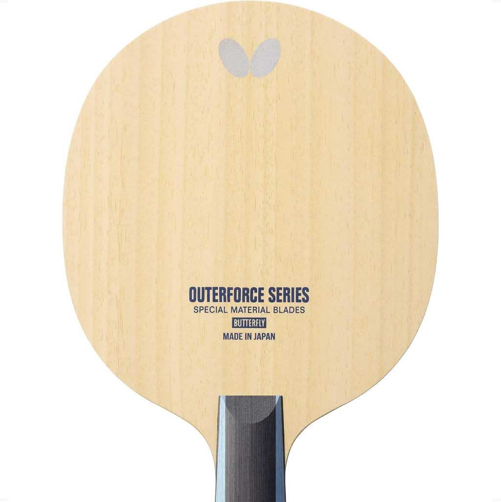 Butterfly Outerforce ALC CS Blade - Professional Butterfly Table Tennis Blade - Arylate-Carbon Fiber Blade - Good for Traditional or Reverse Backhand Penhold Style - Made in Japan