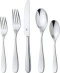 Danialli Silverware Set for 6 – 18/10 Stainless Steel Flatware, Mirror Finish, Dishwasher Safe, Durable and Balanced Utensils, Modern Tableware (30-Piece Set, Fidenza)