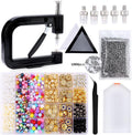 JSEIAJB Pearl Setting Machine Rivet Buttons Handmade Tools for Hats/Shoes/Clothes/Bags/Skirt DIY Accessories
