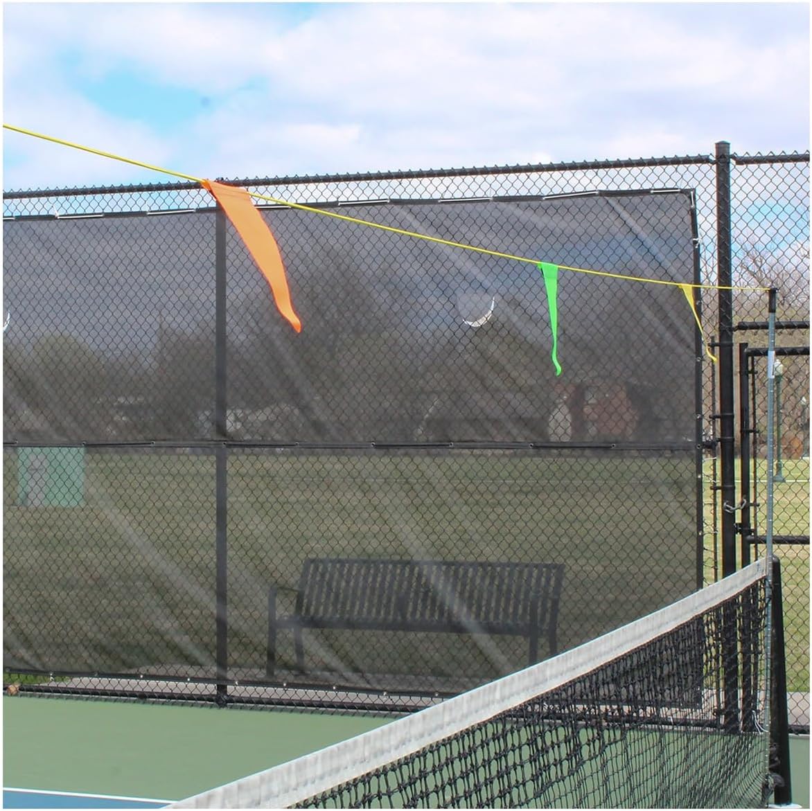 Airzone System - Tennis Target System & Training Aid | Portable & Lightweight | Adjusts up to 7 Ft | Quick Set-Up No Tools Needed | Weather-Resistant | Stop Hitting Balls Into the Net | Bag Included
