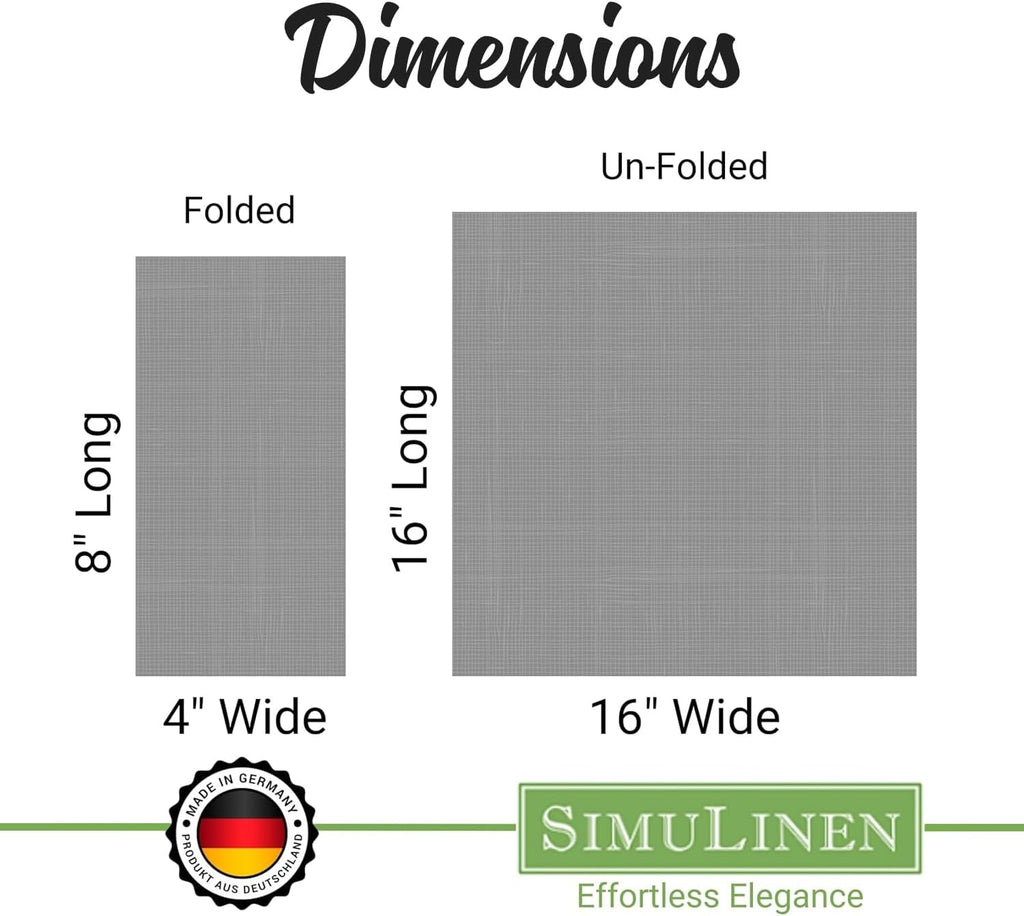 SimuLinen Brown Linen Feel Disposable Dinner Napkins - Cloth-Like Kosher Napkins for Weddings and Showers, Decorative 16'x16', Box of 300