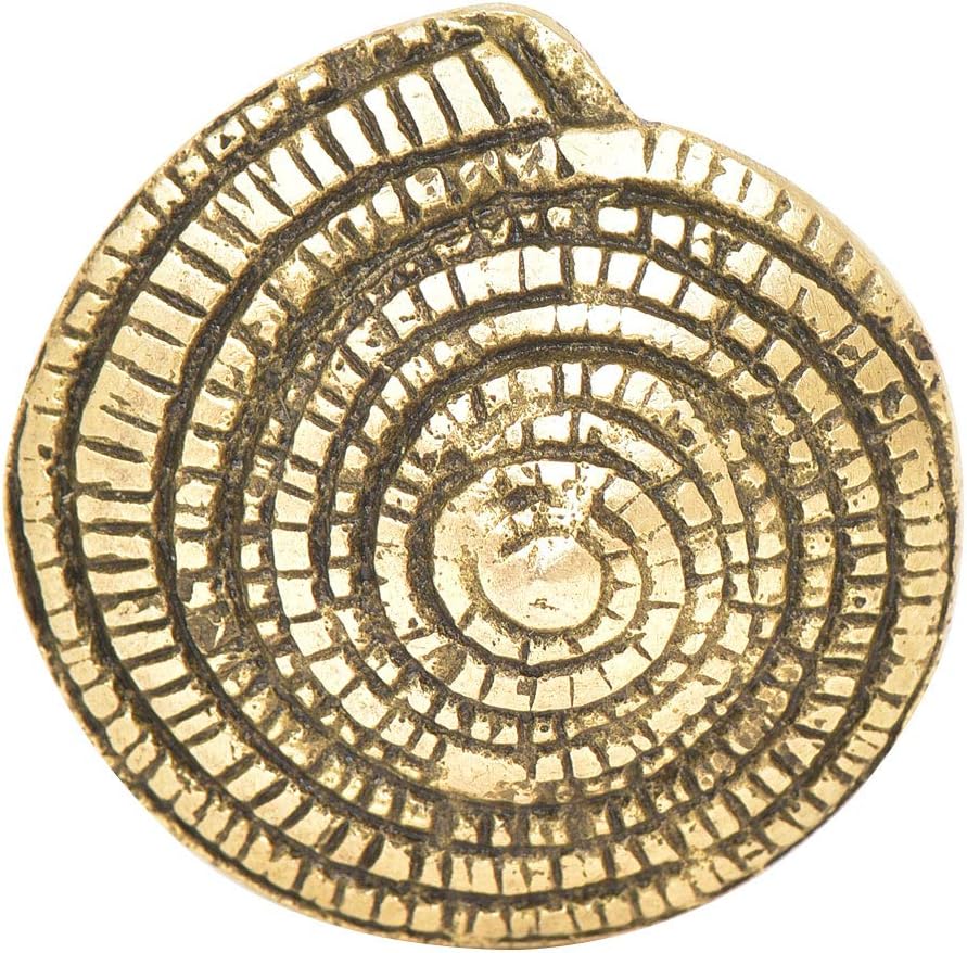 Indian Shelf 20 Piece Tribal Spiral Gold Brass Decorative Drawer Handles Cabinet Knobs Dresser Pulls Modern Decorative Design
