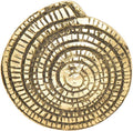 Indian Shelf 16 Piece Tribal Spiral Gold Brass Decorative Drawer Handles Cabinet Knobs Dresser Pulls Modern Decorative Design