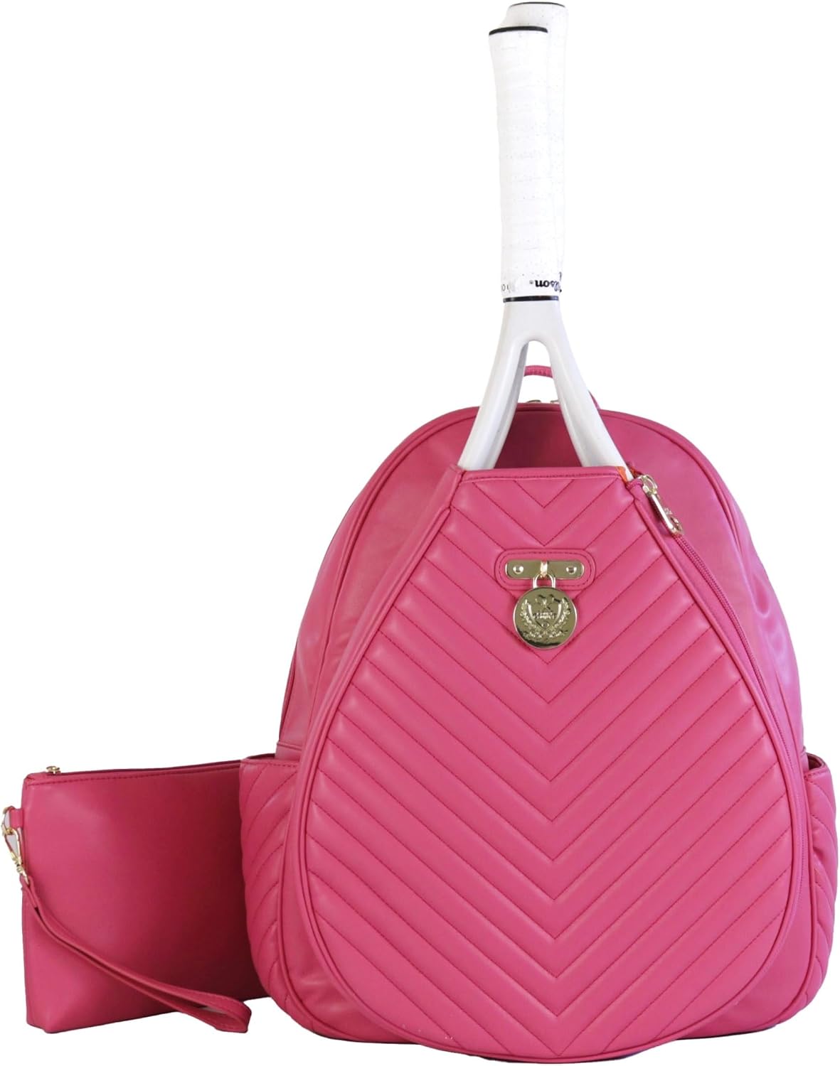 Court Couture Monaco Chevron Peony Tennis/Pickleball Backpack