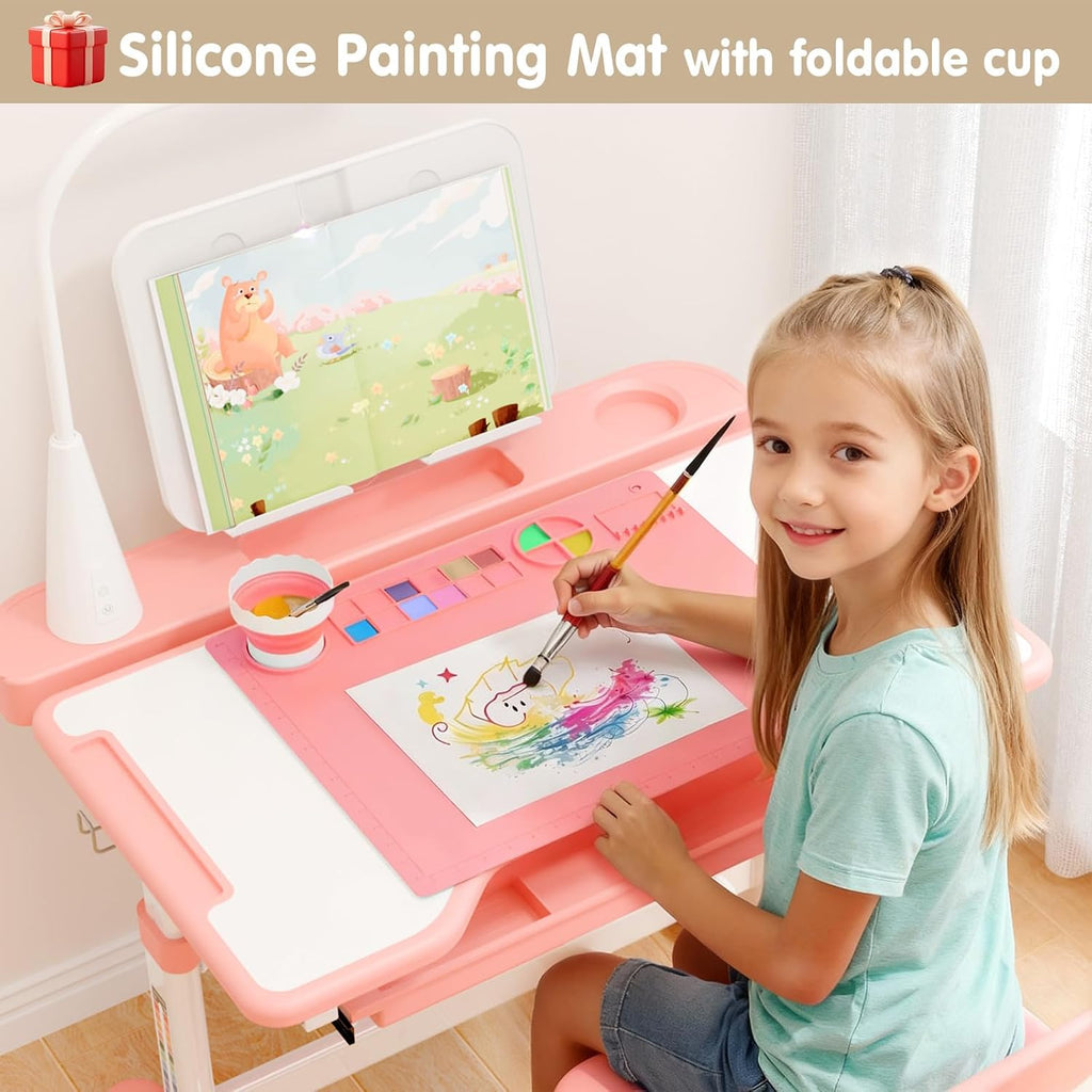 BIERUM Kids Ergonomic Study Desk and Chair Set