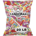 CANDYMAN Assorted Candy Variety Pack 20lbs, Candy Bulk Individually Wrapped, Party Favors Goodie Bags, Pinata Stuffers, Birthday Parties, Father's Day, Ship Cold