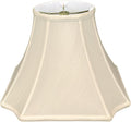 Royal Designs Square Inverted Cut Corner Basic Lamp Shade, Beige, 9 x 20 x 14