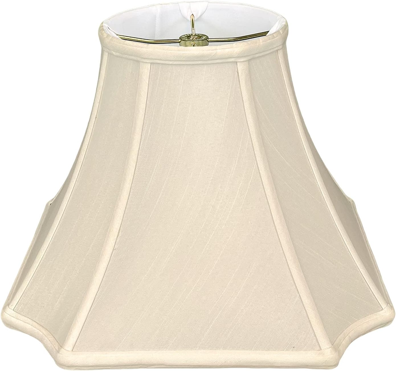 Royal Designs Square Inverted Cut Corner Basic Lamp Shade, Beige, 9 x 20 x 14