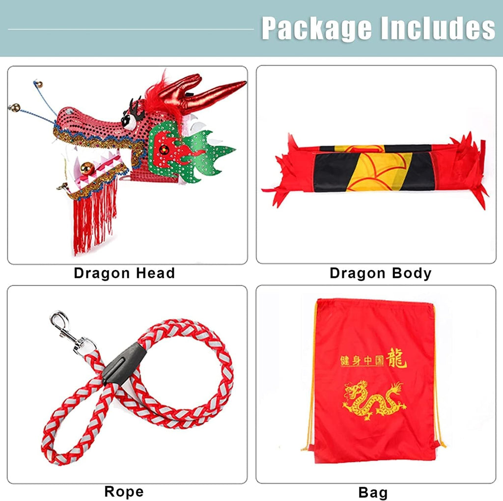 Dragon Dance Ribbon Poi, Practice Ribbon Streamer Silk Rave Accessories