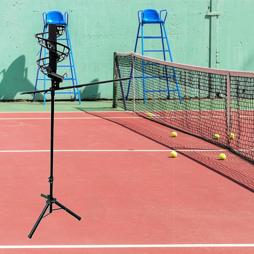 kowaku Pickleball Launcher Machine for Beginners, Non-Powered Ball Thrower Holds 11 Balls, Indoor Outdoor Solo Practice Training Equipment