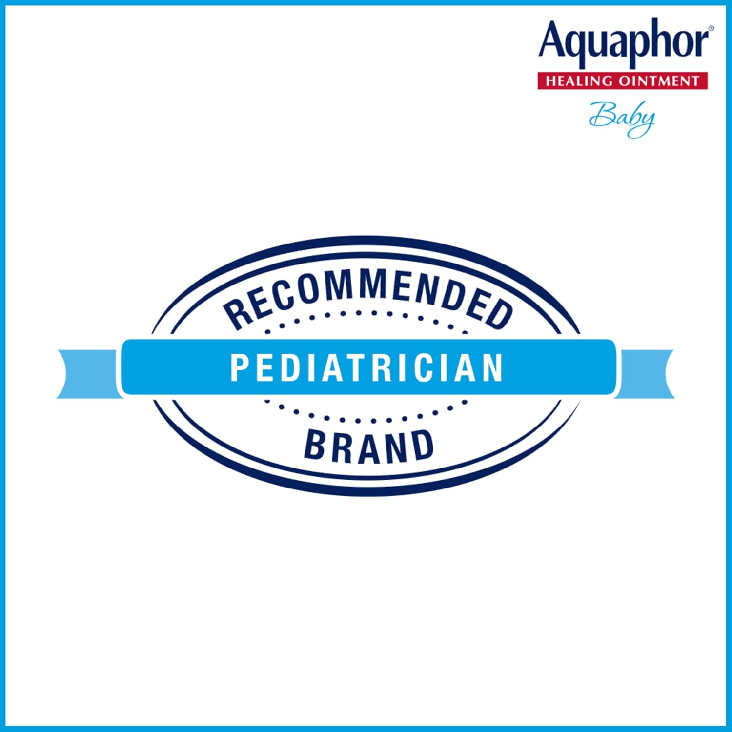 Aquaphor Baby Healing Ointment Advanced Therapy Skin Protectant, Dry Skin and Diaper Rash Ointment, 7 Oz Tube (Pack of 12)