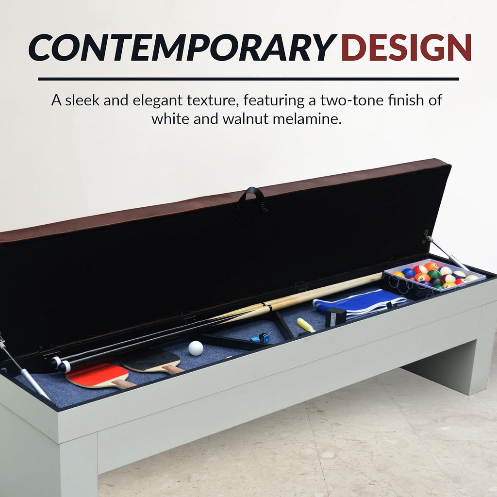 Hathaway Pool Table Combo Set with Benches