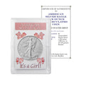 2026 U.S. Silver Eagle 1 oz Brilliant Uncirculated in 'It's a Girl' Holder with our Smyrnacoin Certificate of Authenticity Dollar Uncirculated US Mint