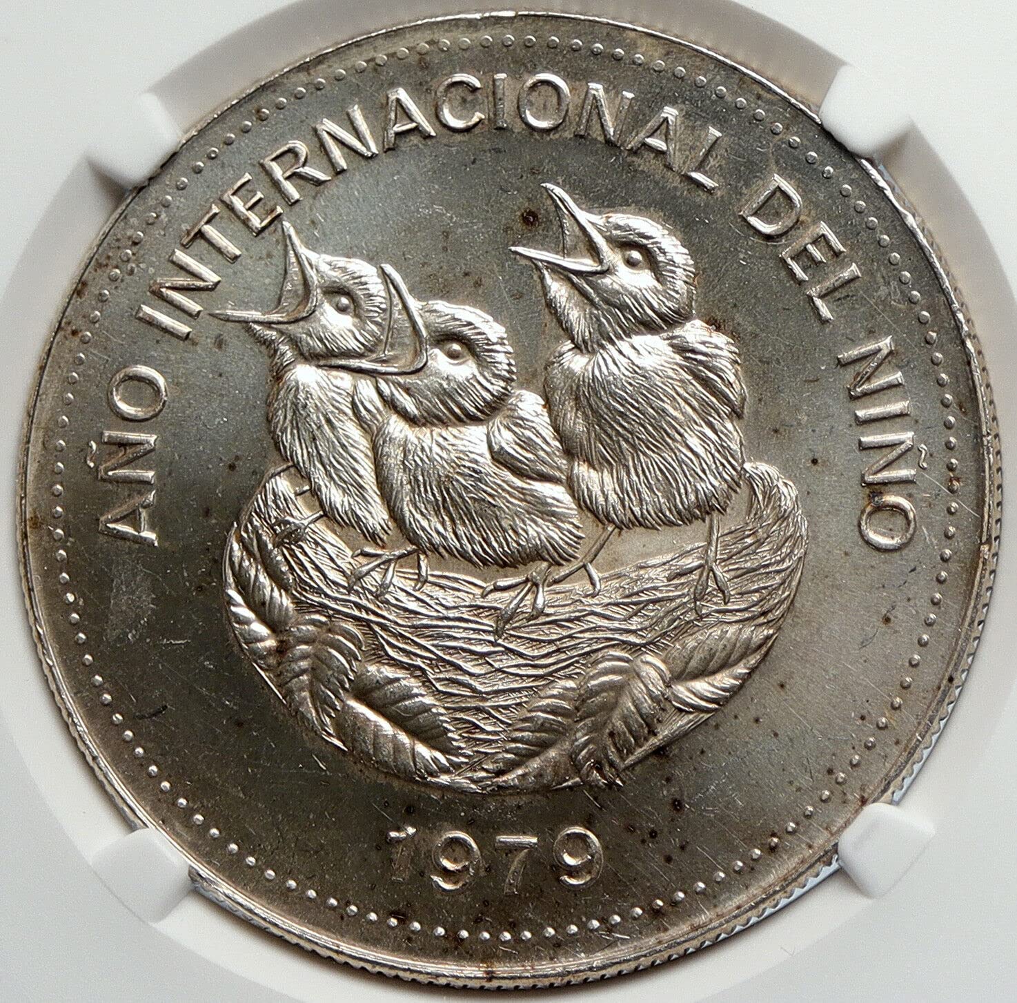 1979 CR 1979 COSTA RICA Year of the Child UNESCO OLD AR 1 100 Colones MS 66 NGC