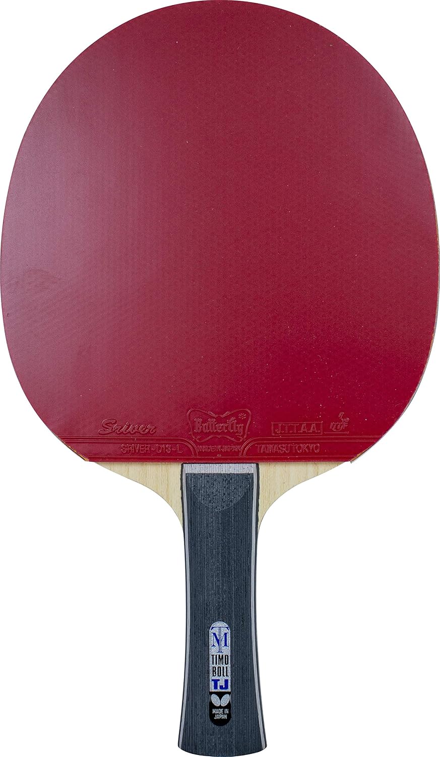Butterfly My First Carbon Pro-Line Table Tennis Racket - Ideal for Solid, Balanced Play Featuring A Smaller Handle - Recommended for Future Champions - Pro-Line Series
