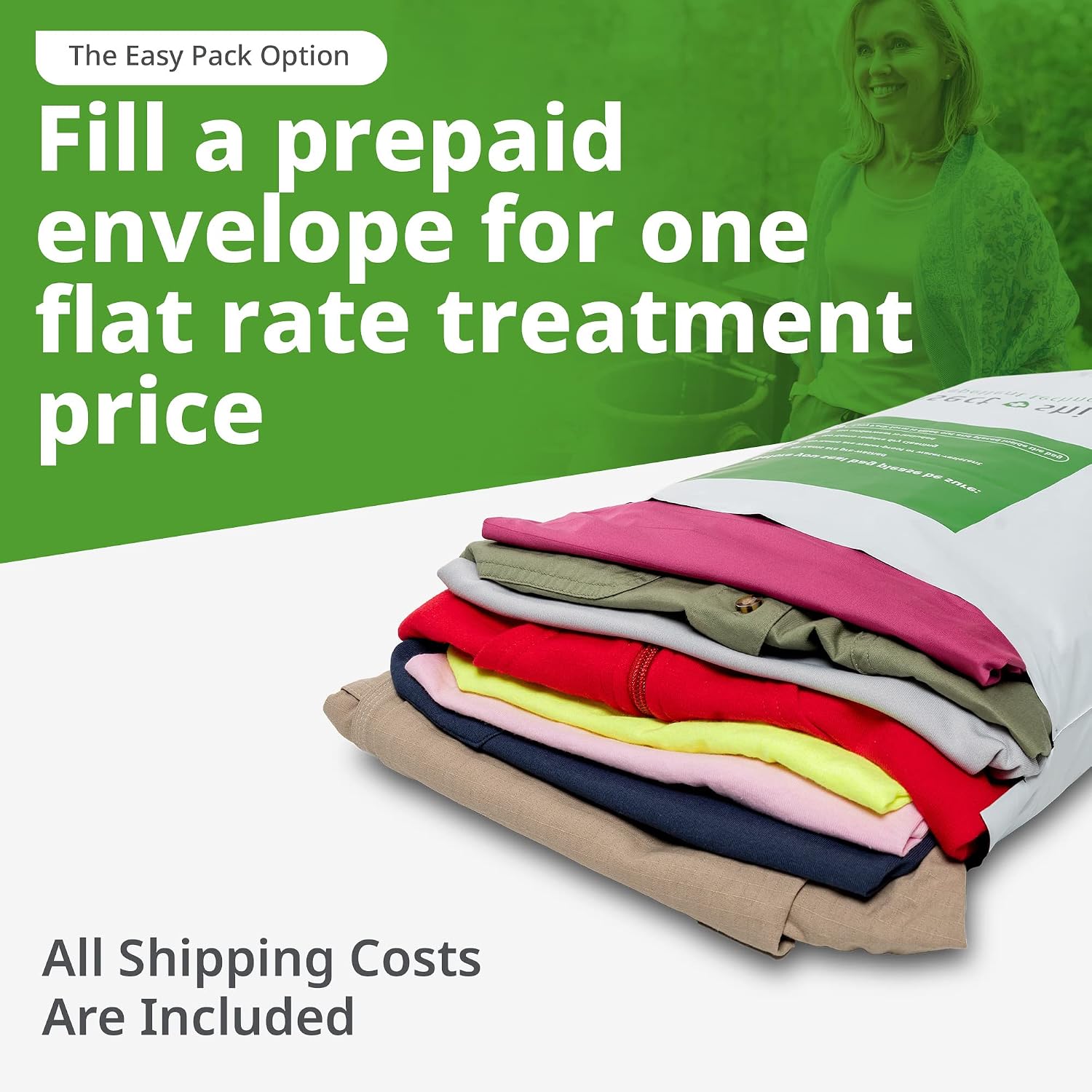 Insect Shield Easy Pack - Send in Your Clothes for Permethrin Repellent Treatment - Service for Your Own Clothes - 21 Day Turnaround Time