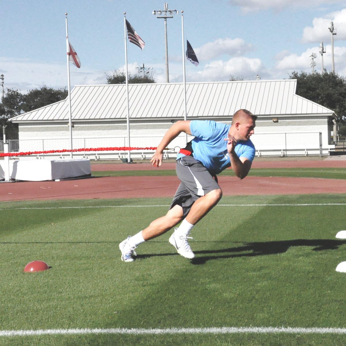 SPEEDSTER Pro Agility Speed Training System- Full System to Increase Athletes Speed and Agility at The Same Time- Includes Rocket Bungee, 2 Styles of Belts, Cones and Carry Bag