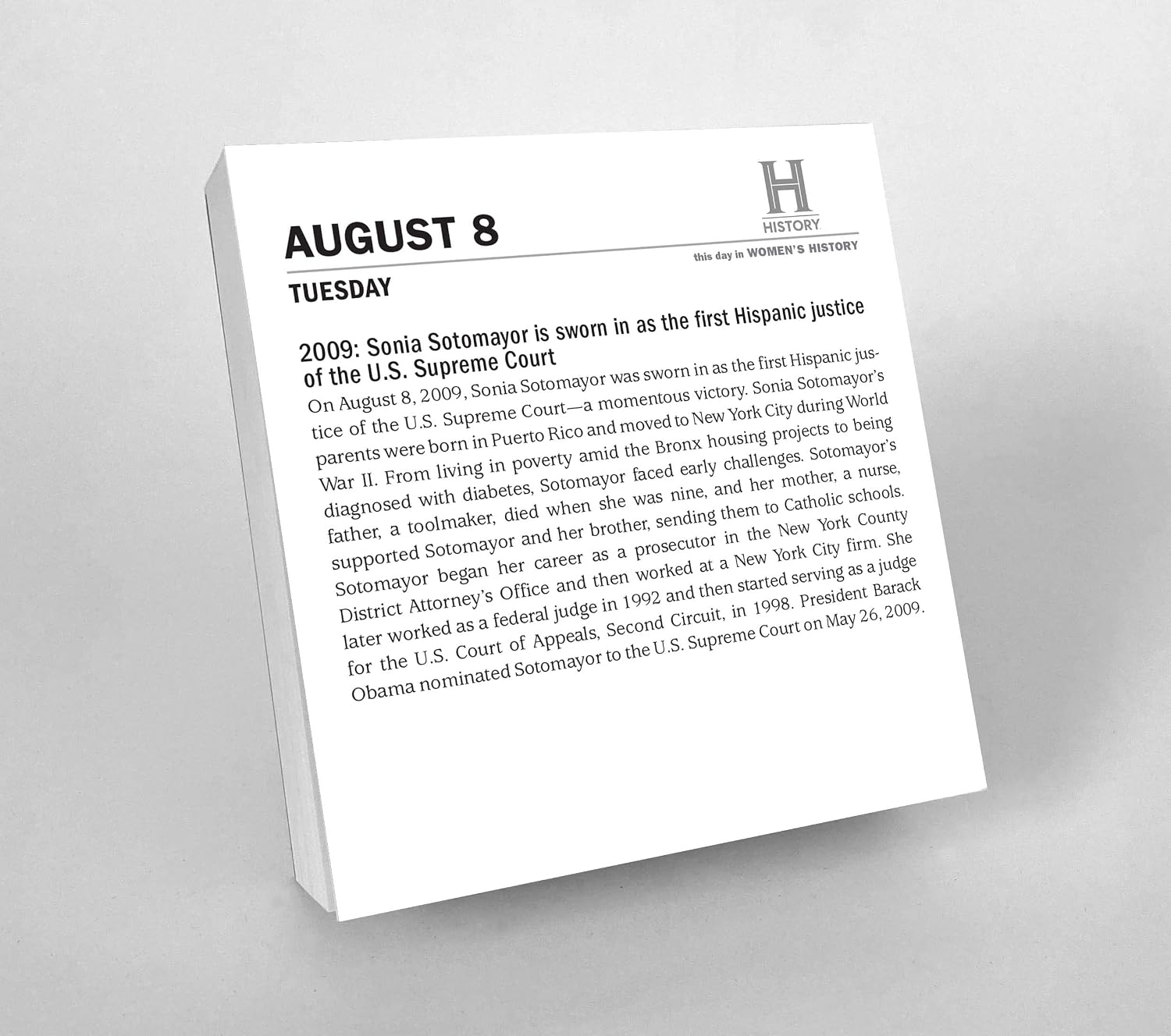 2023 History Channel This Day in Women's History Boxed Calendar: 365 Extraordinary Women and Events that Shaped History (Daily Calendar, Inspirational Desk Gift) (Moments in HISTORY™ Calendars)