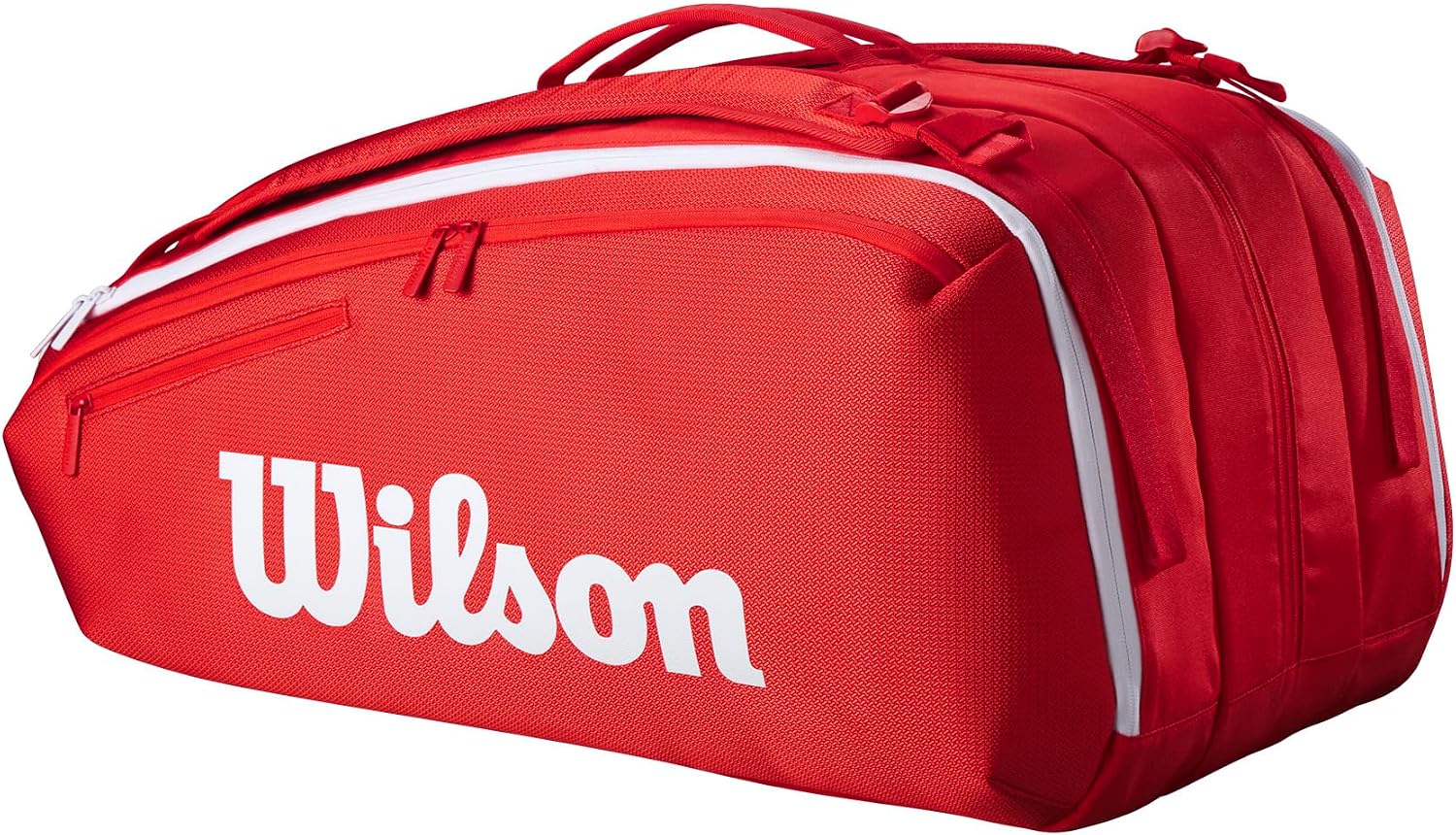 WILSON 2025 Super Tour Red Tennis Racket Bags