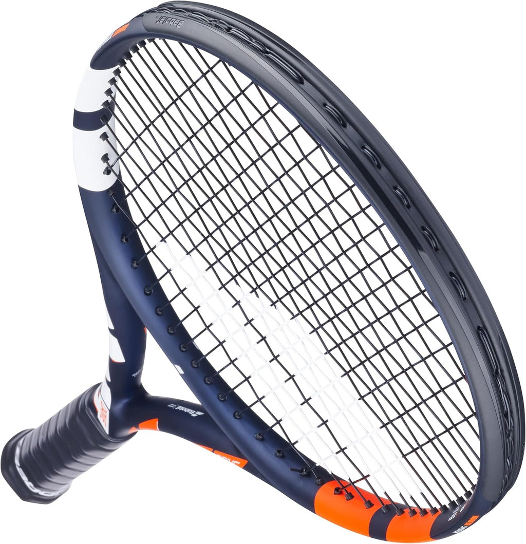 Babolat Boost Drive Strung Tennis Racquet (Blue) - Add an Optional Bag, Tennis Balls and Overgrips