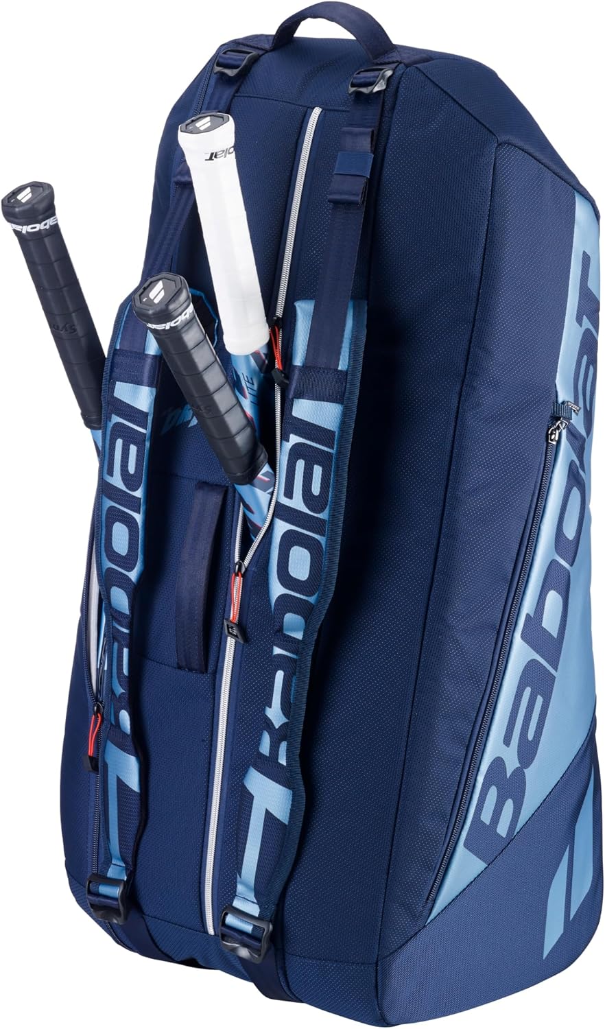 Babolat Pure Drive Racquet Holder 6-Pack 11th Gen Tennis Bag (Navy Blue)