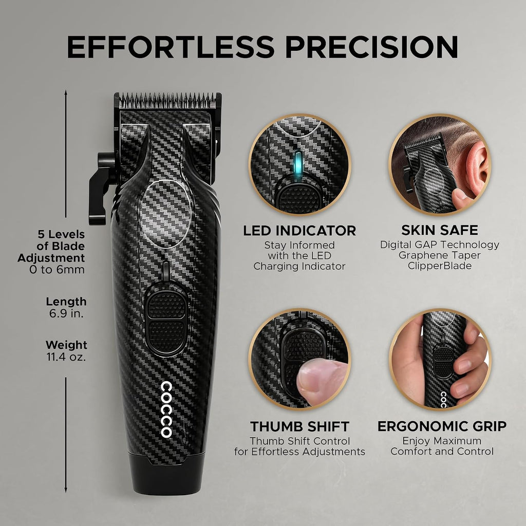 Cocco Professional Hyper Veloce Pro Clipper, Digital Gap Ambassador