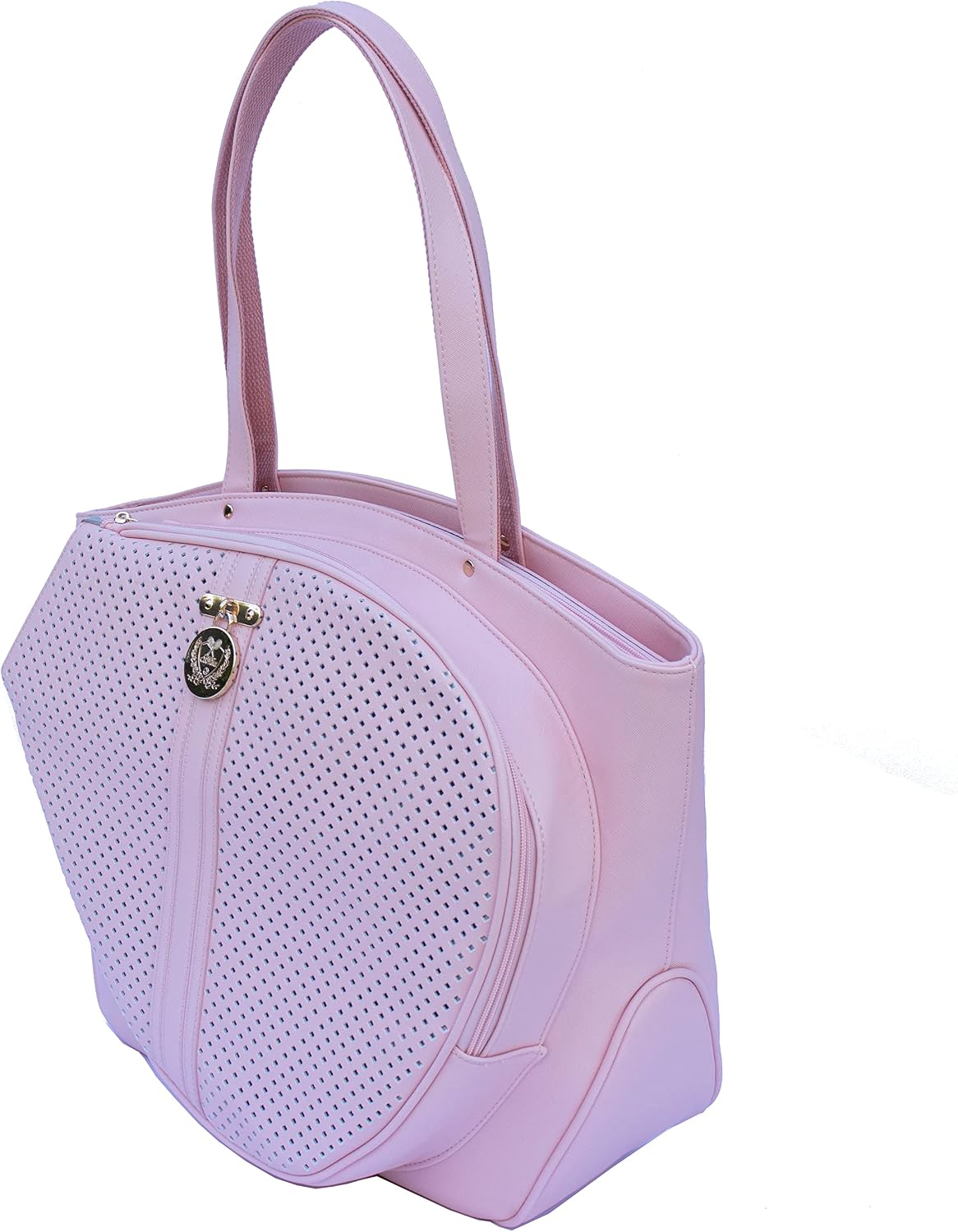 Court Couture Cassanova Perforated Pink Tennis Bag