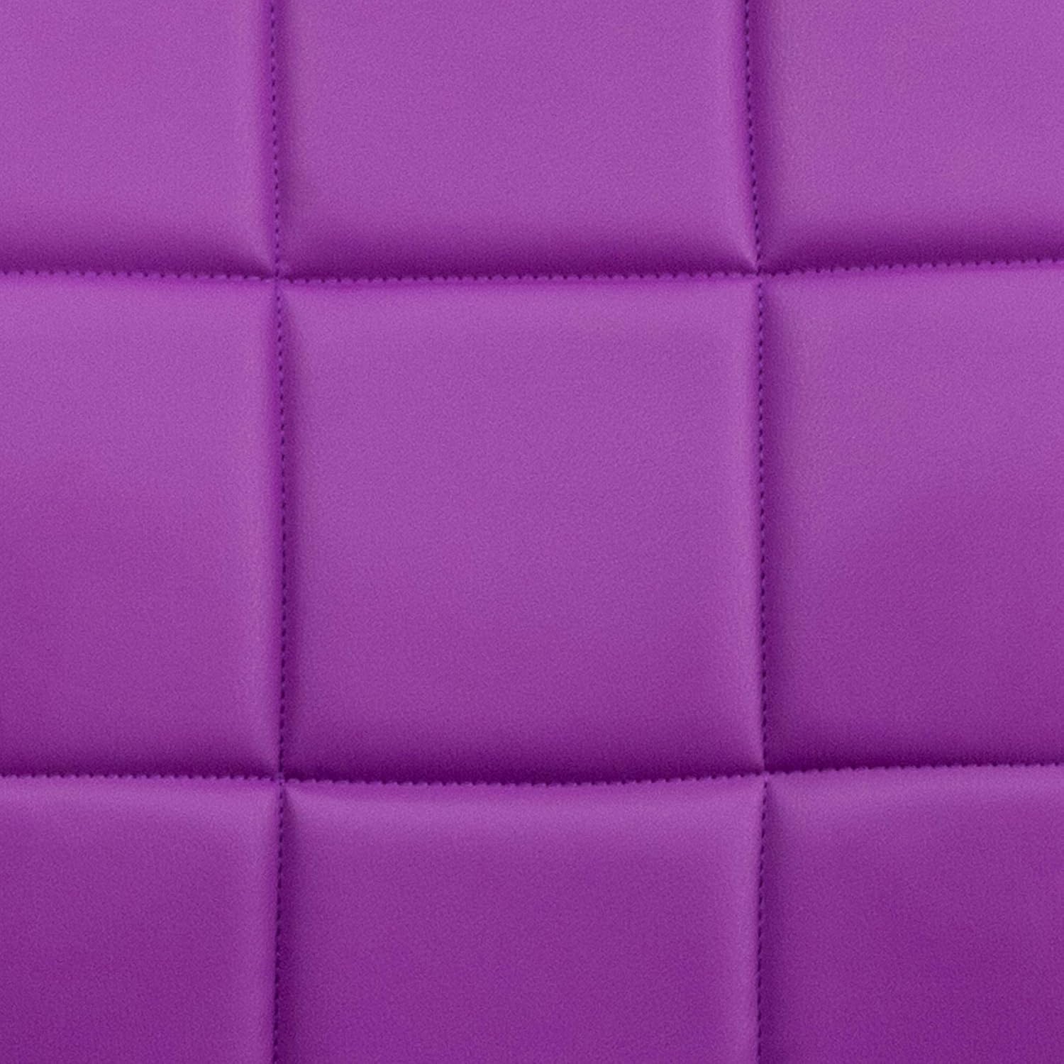Flash Furniture Clayton Mid-Back Purple Quilted Vinyl Swivel Task Office Chair