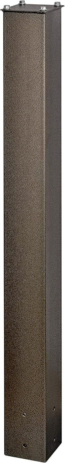 Mail Boss 7508 Bronze Locking Mailbox and 7123 In-Ground Mounting Post
