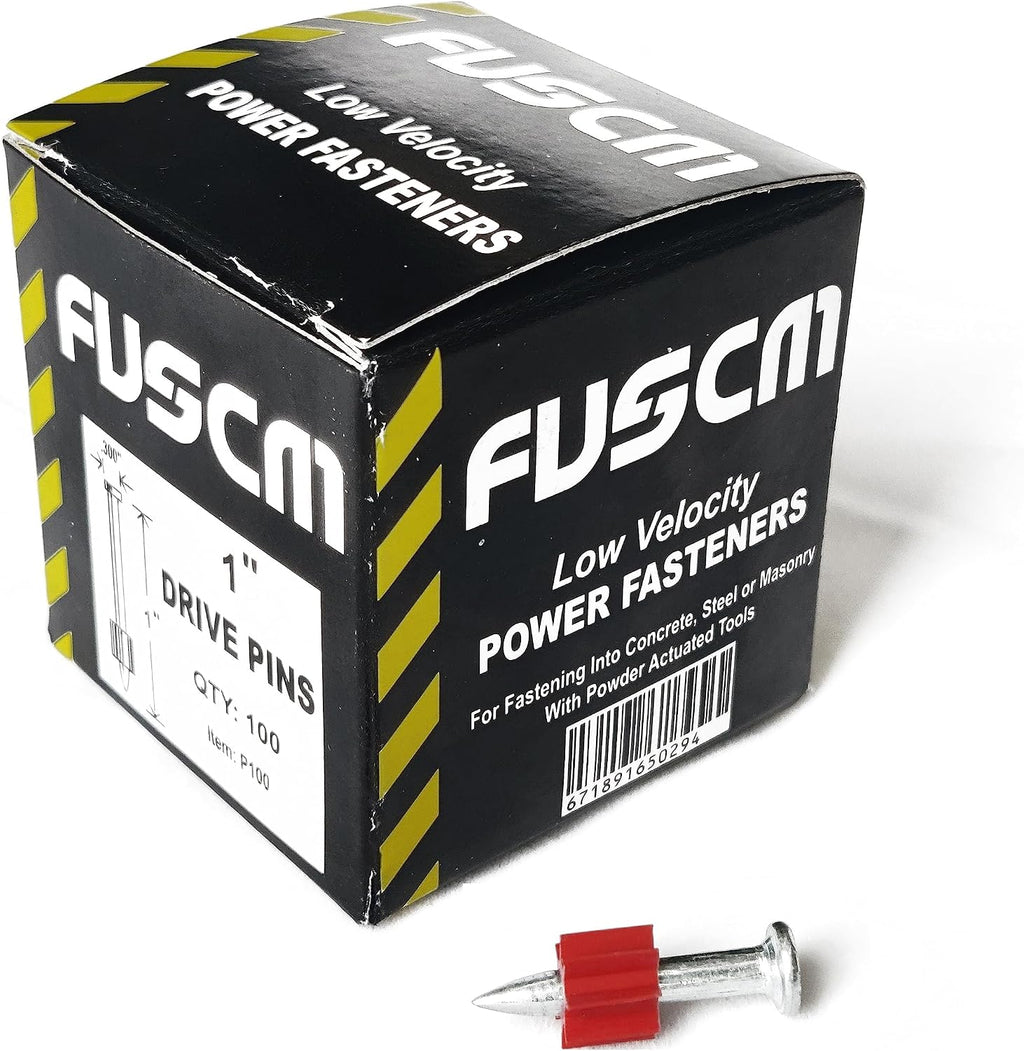 1' Fastener + .27 Cal Semi-Auto Powder Actuated Tool with power indicator