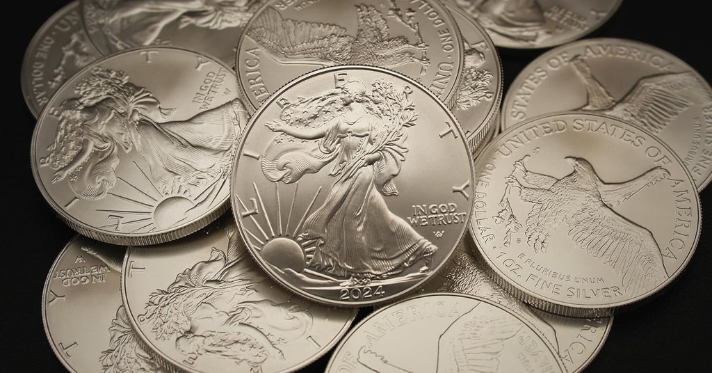 1986 - Present (Random Year) Lot of (5) 1 oz Silver American Eagle Coins Brilliant Uncirculated (Type 1 or 2) with Certificates of Authenticity $1 Seller BU