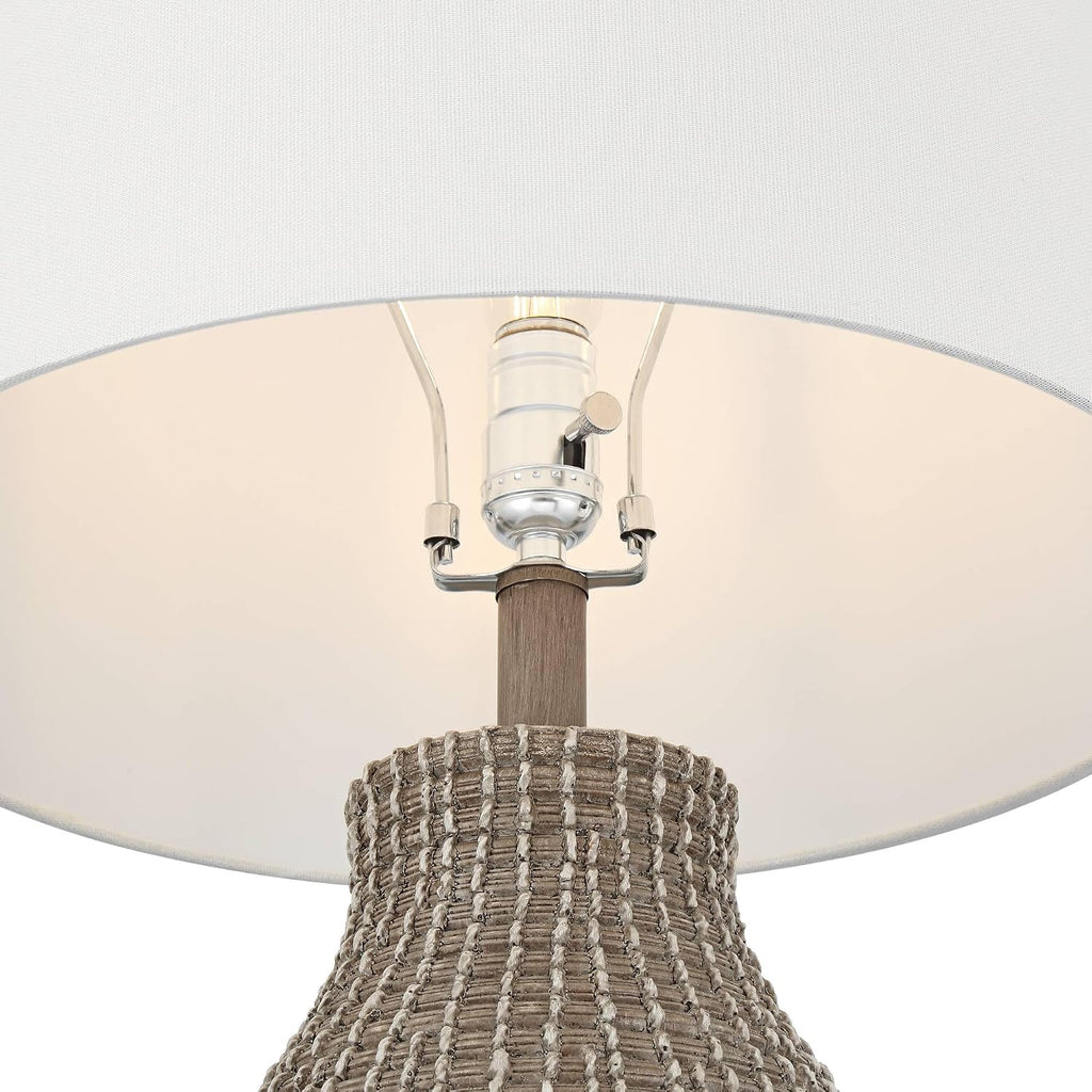 360 Lighting Adelyn 28' High Natural Beige Gourd Table Lamp Set of 2