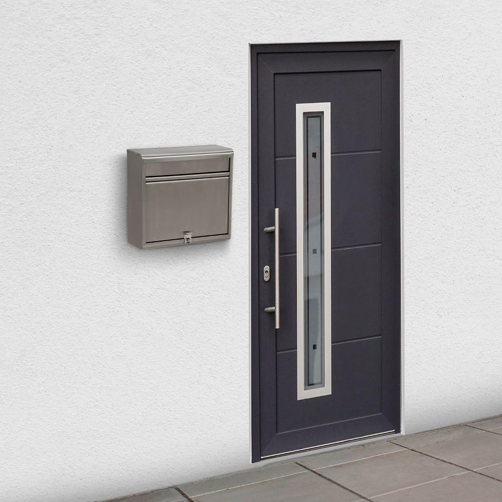 Green Life PH-614 Post Wall Hanging [Made in Japan] Rust Resistant 18-8 Stainless Steel, Compatible with A4 Envelopes (Square No. 2), Padlock Attachment