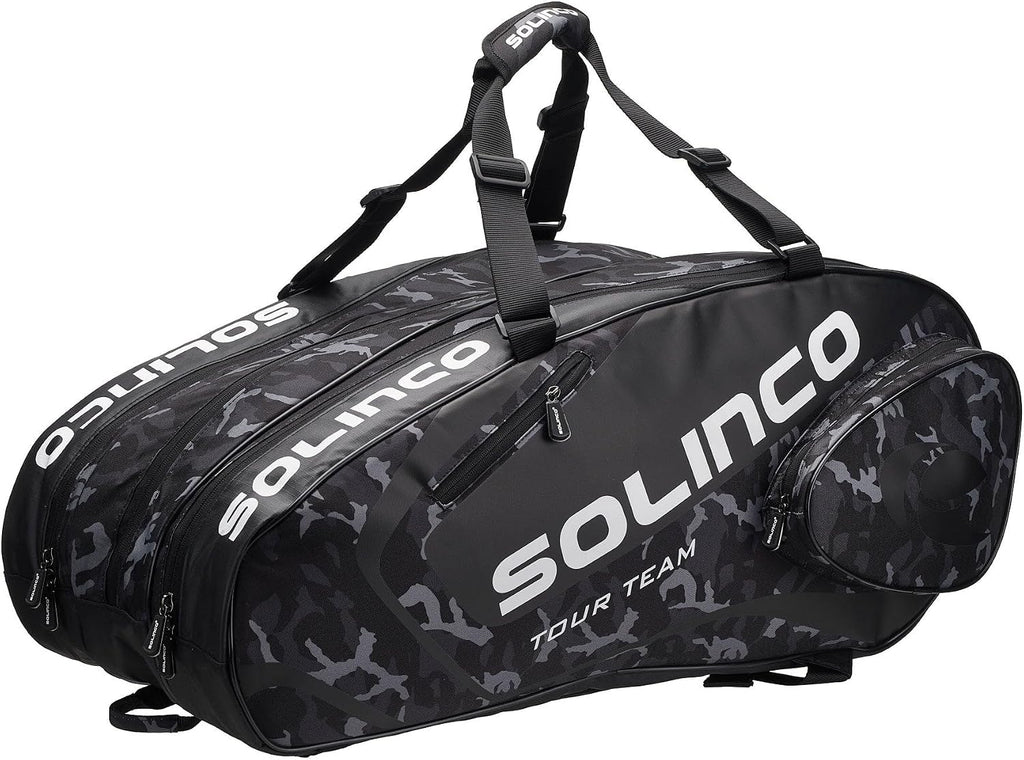 Solinco Black Camo 15 Pack Tennis Racquet Bag