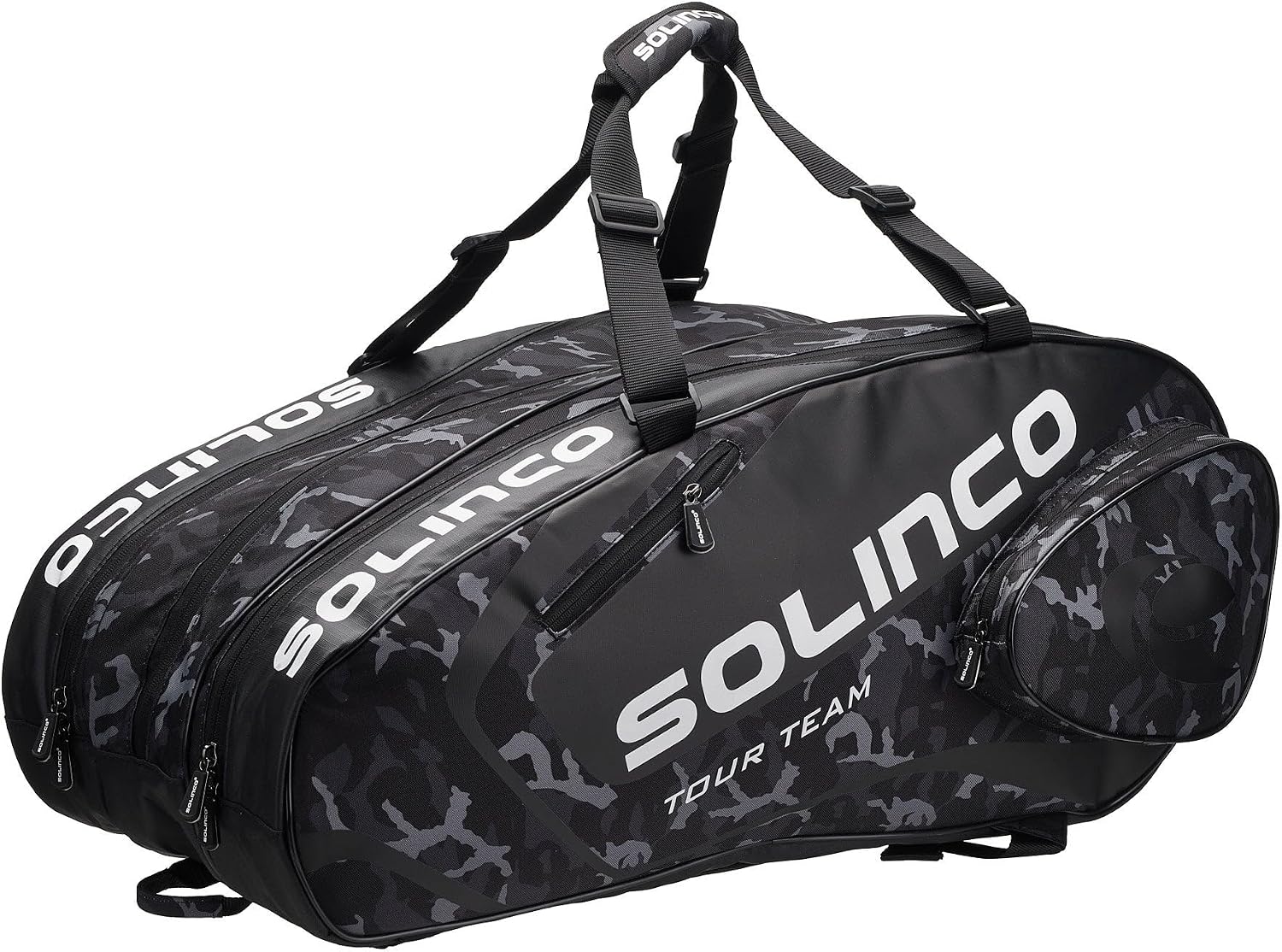 Solinco Black Camo 15 Pack Tennis Racquet Bag