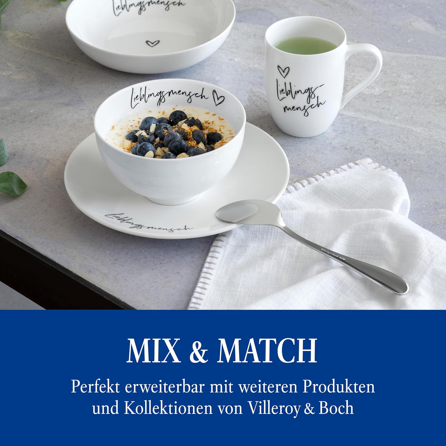 Villeroy & Boch – Oscar Cutlery Set 24 Pieces for 6 People, Dishwasher Safe, Rustproof, Knife, Fork, Spoon, Luxury Cutlery Set, Dinner, 18/10 Stainless Steel