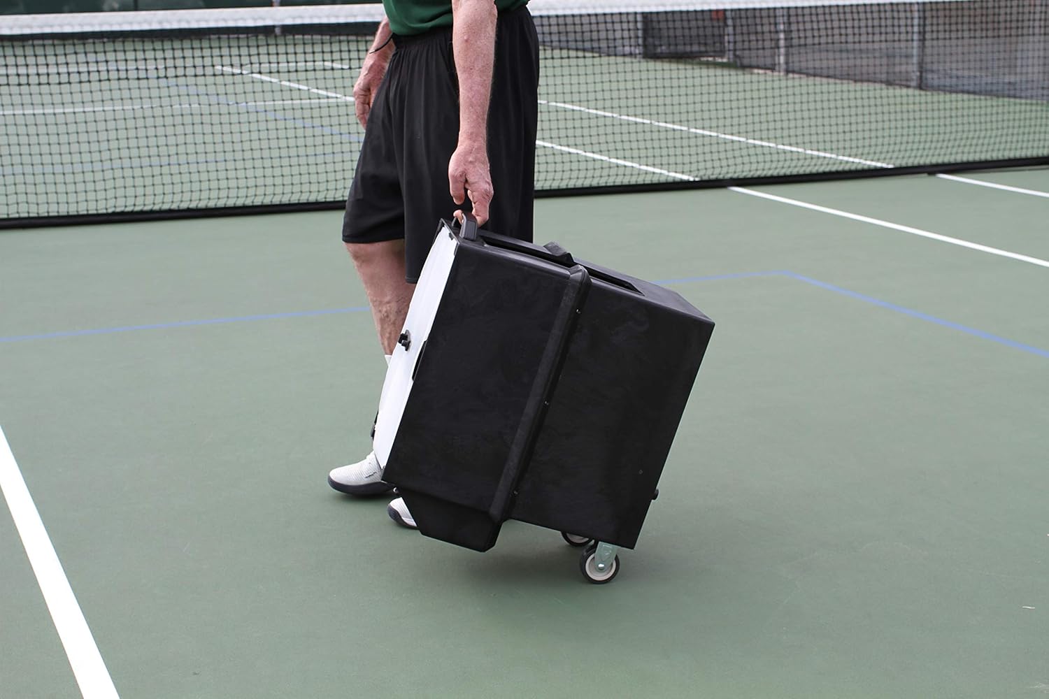 Wilson Portable Tennis Ball Machine. Speed 75 MPH. Variable Topspin/Underspin. Random Oscillatror. Electronic Elevation. from The #1 Name in Tennis - Wilson Sports