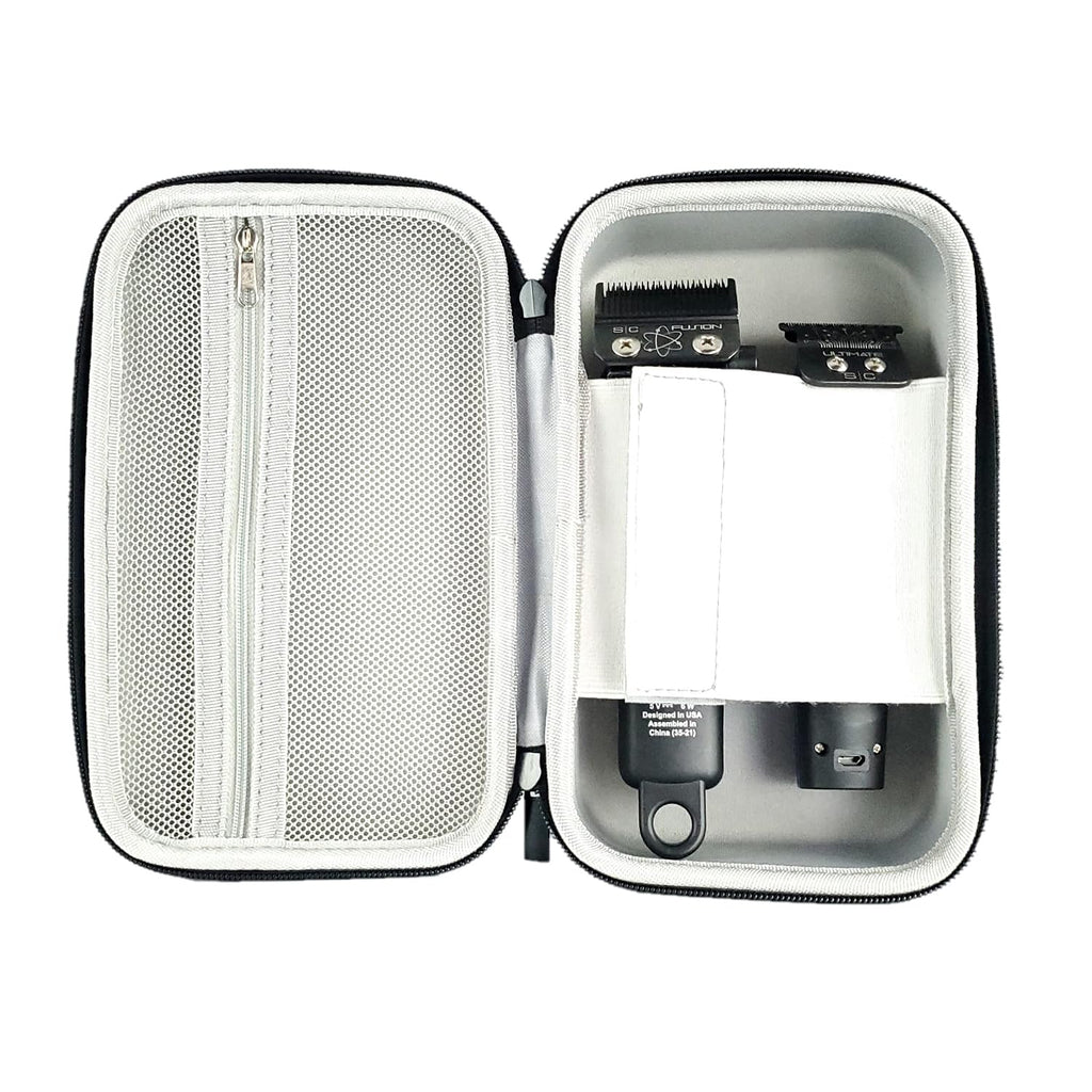 StyleCraft Saber Pro Grooming Bundle: Digital Brushless Trimmer & Saber II Clipper with Carry Case (Gold) Holiday Gift Bundle