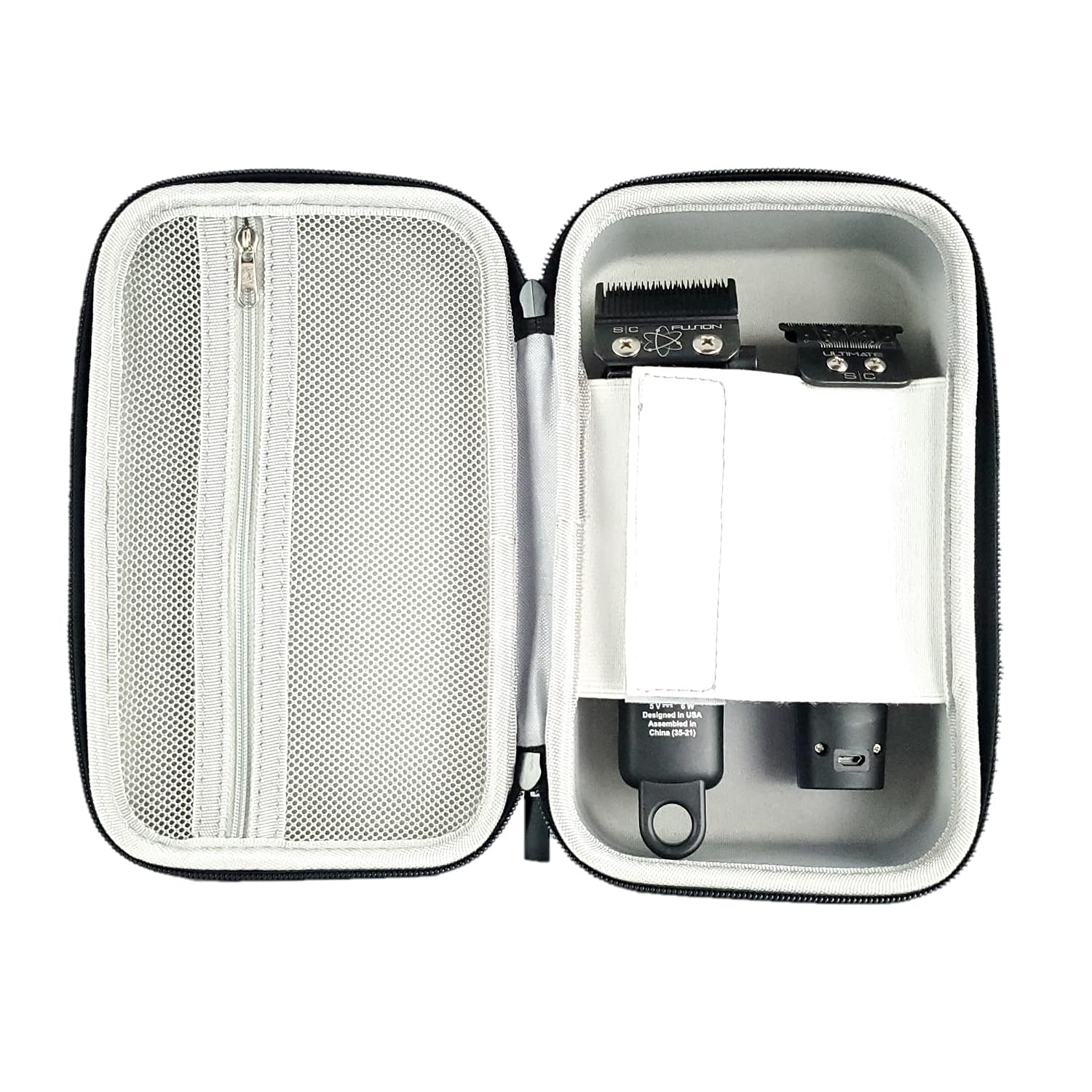 StyleCraft Saber Pro Grooming Bundle: Digital Brushless Trimmer & Saber II Clipper with Carry Case (Gold) Holiday Gift Bundle
