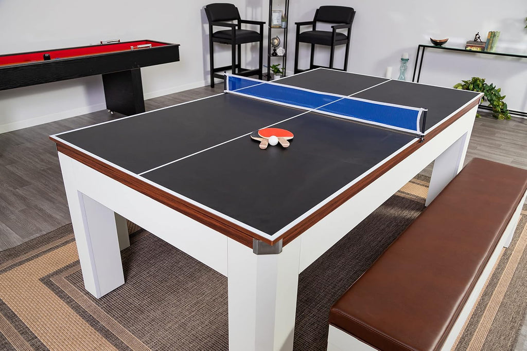 Hathaway Pool Table Combo Set with Benches