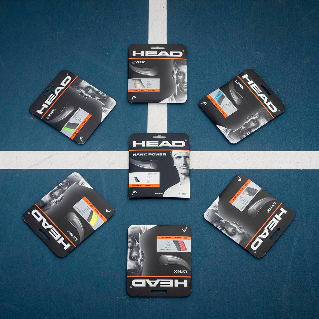 HEAD Hawk Touch Tennis Racket String 660 Feet Reel - Monofilament Racquet String