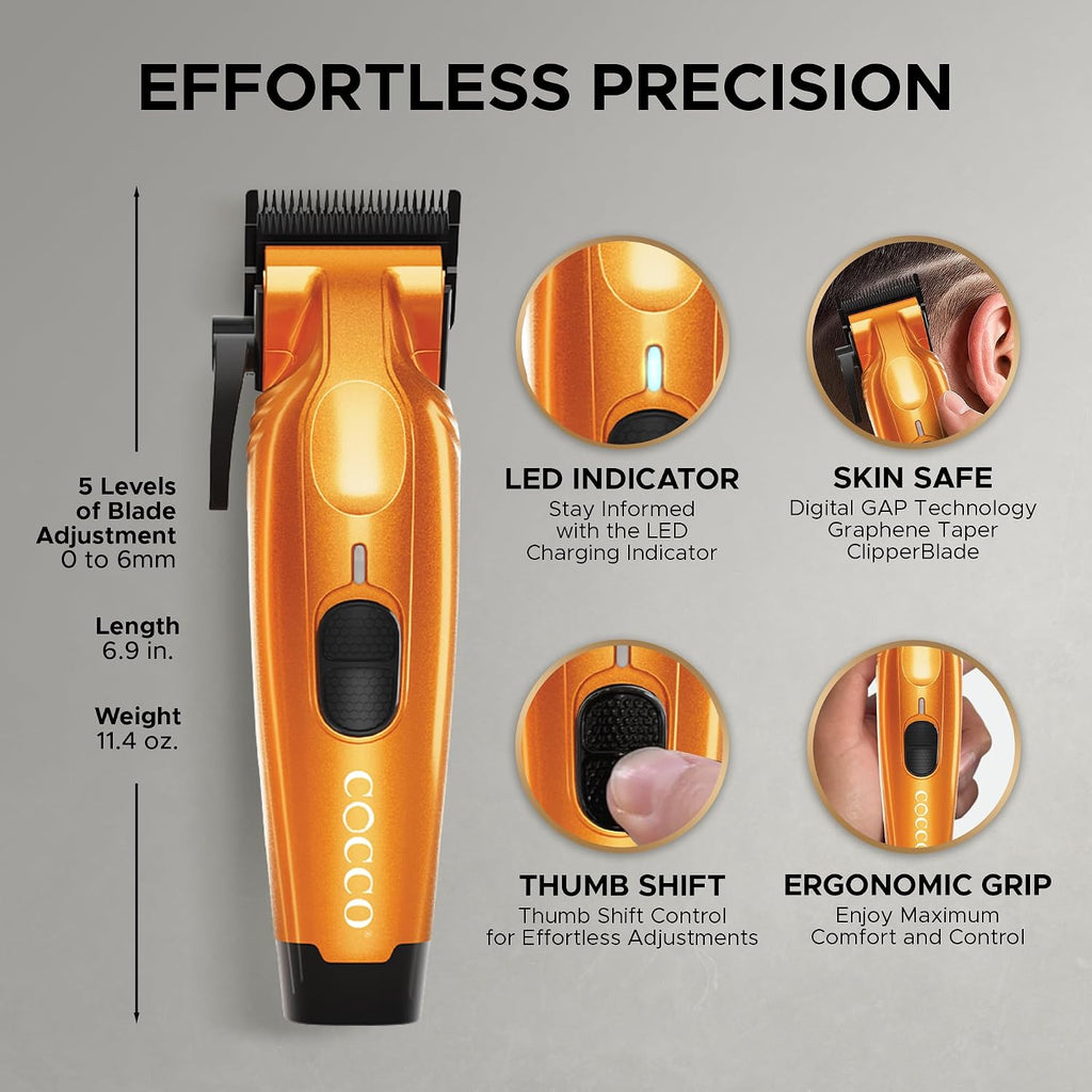 Cocco Professional Hyper Veloce Pro Clipper, Digital Gap Ambassador