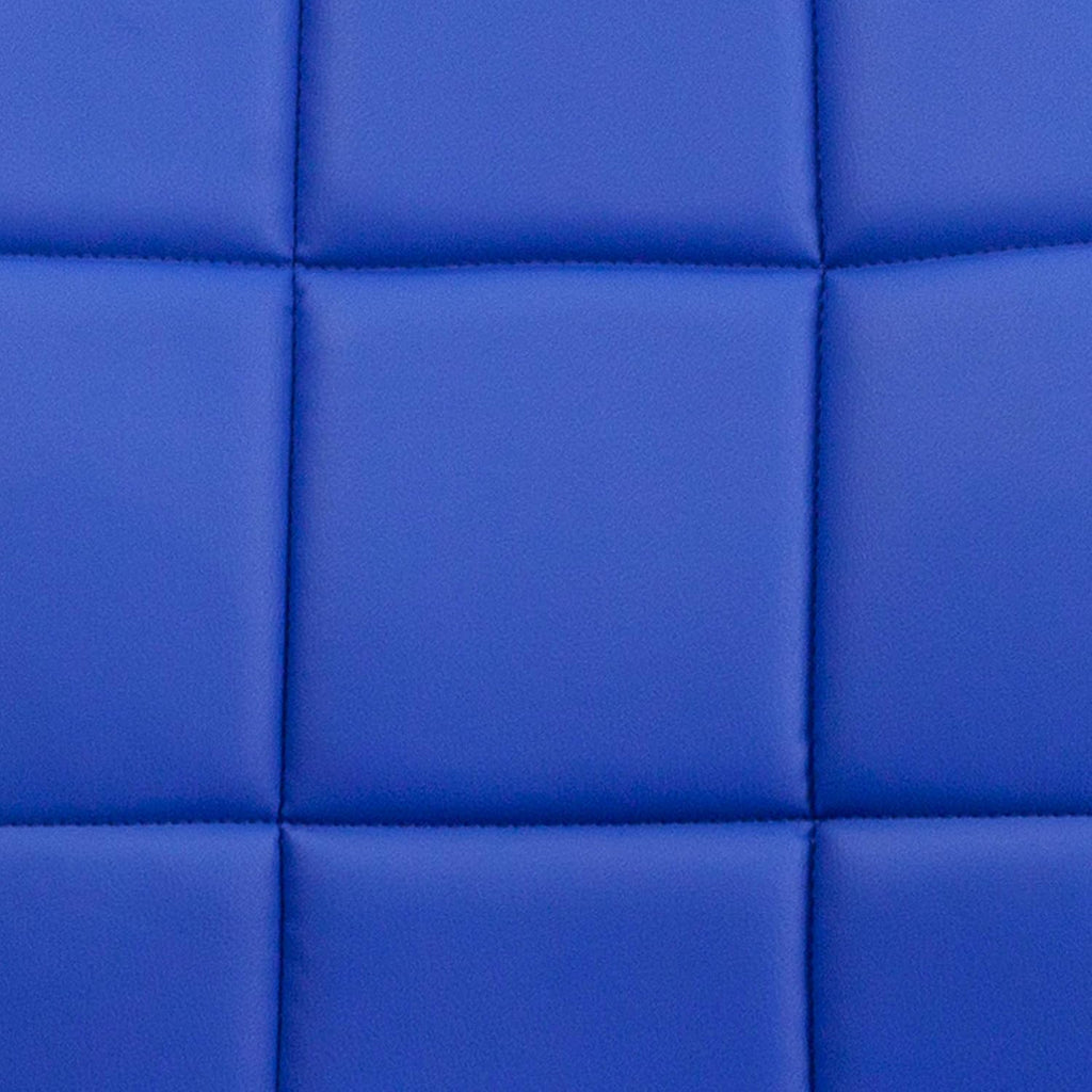 Flash Furniture Clayton Mid-Back Blue Quilted Vinyl Swivel Task Office Chair