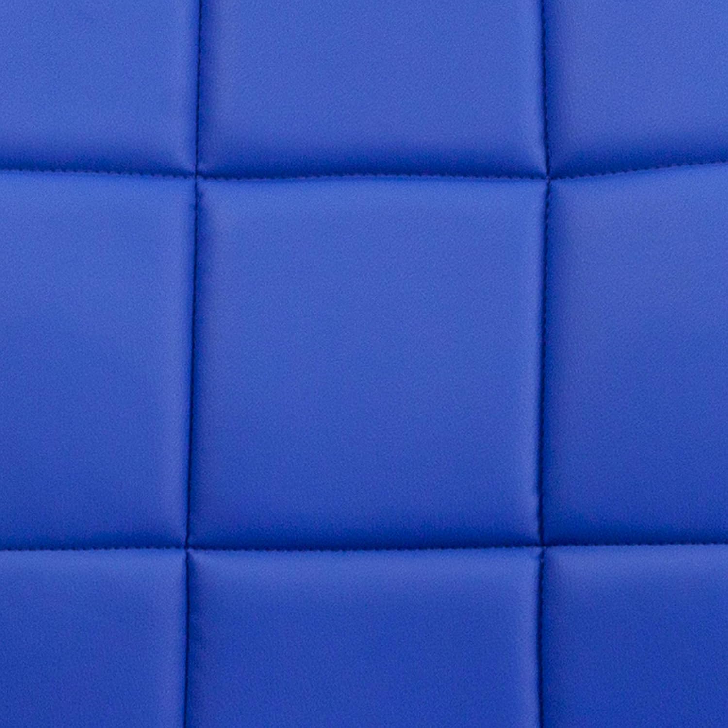 Flash Furniture Clayton Mid-Back Blue Quilted Vinyl Swivel Task Office Chair