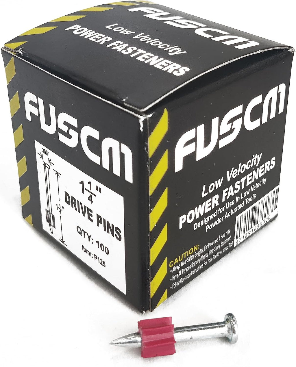1-1/4' Fastener + .27 Cal Semi-Auto Powder Actuated Tool with power indicator