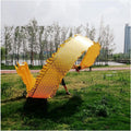OLOTU Dance Lion 8 M Dragon Dance Props Outdoor Dragon Ribbon Streamer Handmade Silk Dragon for New Year Stage Performance Wu Long Ribbons Perfect Lifelike