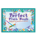Carson Dellosa The Perfect Lesson Plan Book, Undated 9.5' x 13' Teacher Planner With Monthly and Weekly Calendars, Class Schedule, Seating Chart, Homeschool and School Supplies, Classroom Must Haves